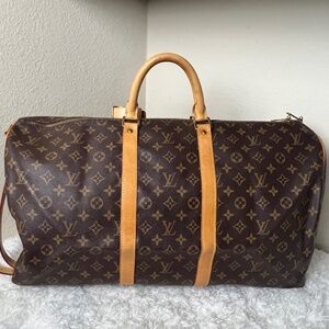 Louis Vuitton Monogram Keepall Bandouliere 55
